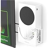 TotalMount – Wall Mount for Xbox Series S – Holds Xbox Series S on a Wall by Your TV (White Mount)