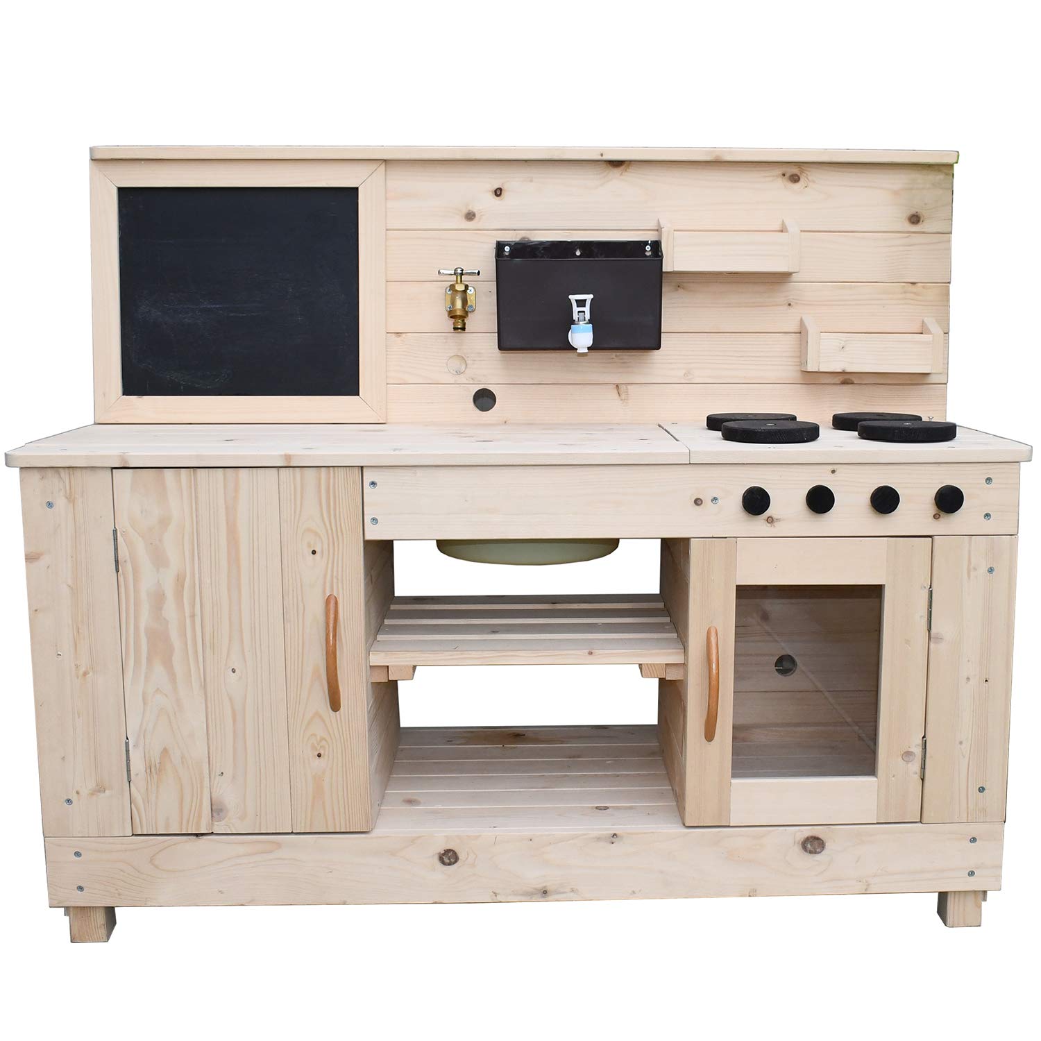 wooden outdoor play kitchen