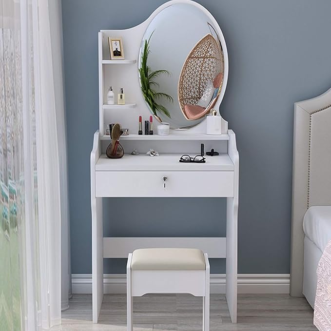 Rysb Tavolo Da Trucco Con Specchiera Con Luci 5 Cassetti Toeletta Cornice Metallica Donna O Bambino Como Da Trucco Stile Moderno Toeletta Camera Da Letto Bianco 100cm1 Con La Luce Arredamento Casa E Cucina Bepco Ee