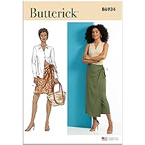 その他 Makiko Jr XS Amazon.com: Butterick B6934A Misses' Wrap Skirt Sewing