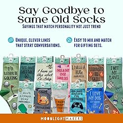 Moonlight Makers Funny Socks with Sayings - I Make