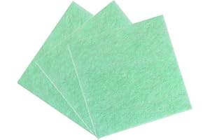 BOROLA 11.8×11.8 in Aquarium Filter Media Pad High-Density Bio Filter Sponge, Dual-Layer Water Purification Cotton, Cut Fish 