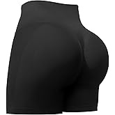 HIGORUN Intensify Athletic Shorts for Women Seamless Scrunch Workout Shorts High Waisted Active Gym Yoga Shorts