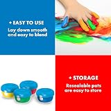 Maped Color'Peps My First Finger Paints 4 x 80g Primary Colours view 7