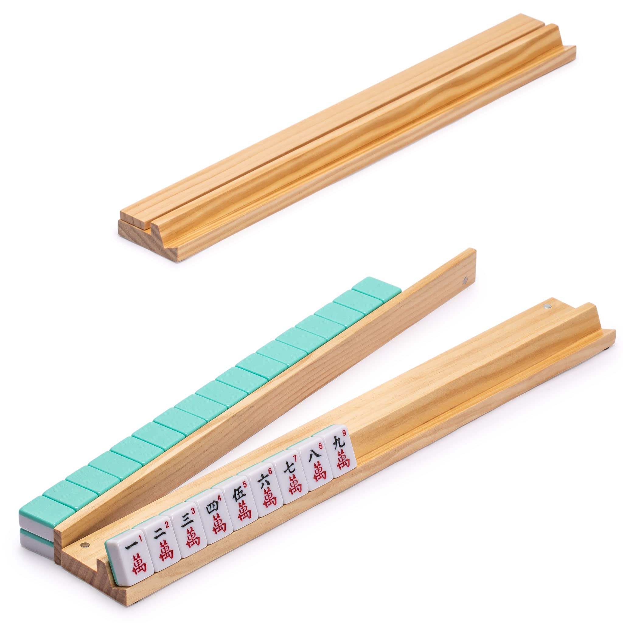 Yellow Mountain Imports American Mahjong Set, Pepper with Soft Case, Racks with Pushers, Wright Patterson Betting Coins, Dice, & Wind Indicator