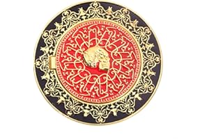 MULLIKE Blood Oath Marker Coin Novelty Metal Coins John Movie Props Cosplay Collecting Coin for Fans for Men Women Teen (Red Coin)