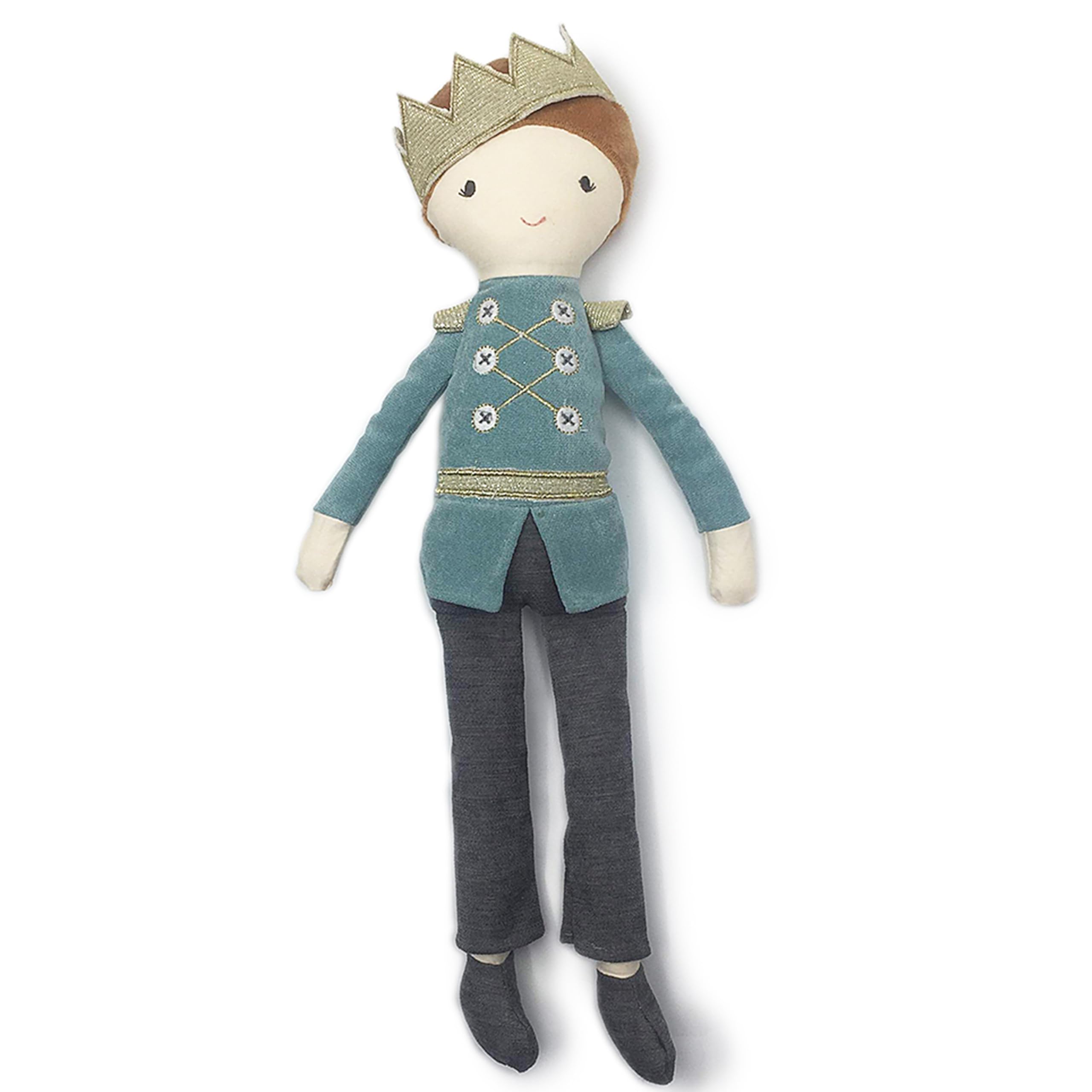 MON AMI Prince Jean Luc Heirloom Doll 15-Inch Plush Doll for Girls | Soft Royal Prince Stuffed Toy with Elegant Outfit | Storybook Playtime Companion | Nursery & Bedroom Décor | Gift for All Ages
