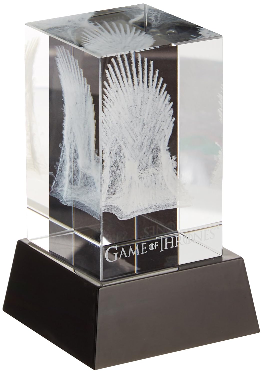 Dark Horse Deluxe Game of Thrones: 3D Crystal Iron Throne with Illumination Base Statue
