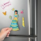 Imagimake DIY Magnetic Dress-Up Indian Princess 30-Piece Set view 6