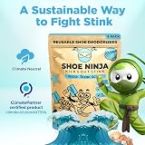 Ellis Harper Shoe Ninja Deodorizer 2 Pack Activated Charcoal Freshener view 5