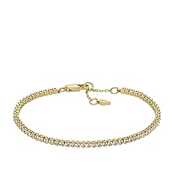 Fossil Women's Ellis Pavé Glitz Gold-Tone Brass