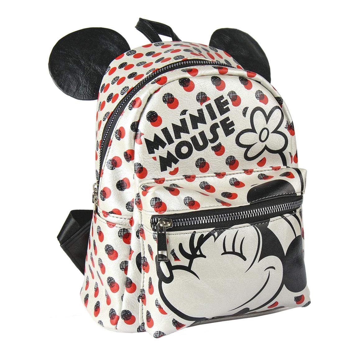 CERDÁ LIFE'S LITTLE MOMENTS Casual Backpack Fashion Minnie, Unisex Adults, Red (Red), 11x22x22cm (W x H x L), Red (Red)