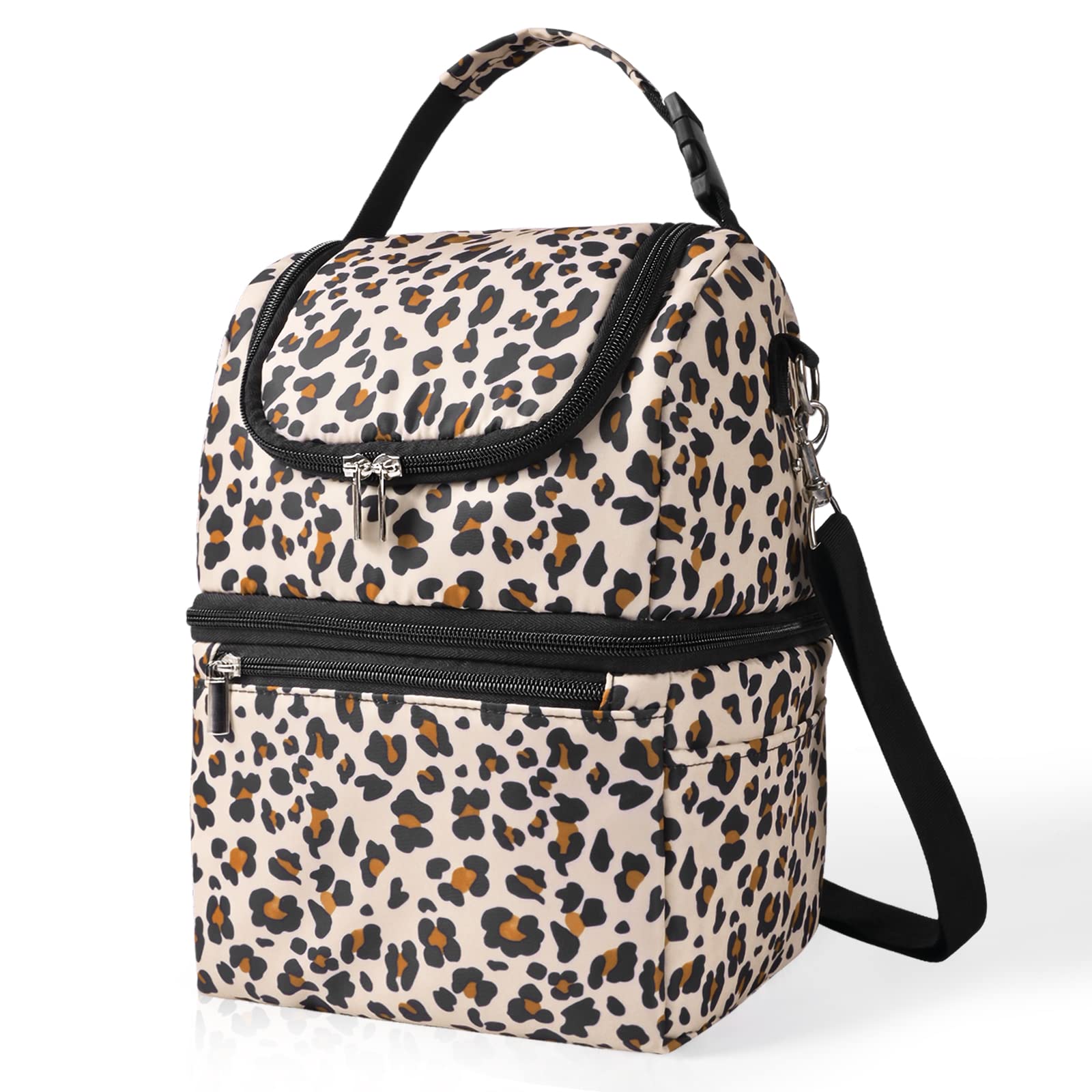 Photo 1 of Breast Milk Cooler Travel Bag - Baby Bottle Cooler Bag for Nursing Moms Daycare with Double Compartments - Fits 6 Baby Bottles Up to 9 Ounce