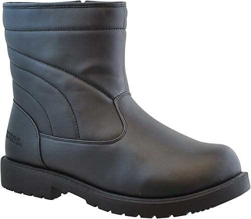 totes surface men's water resistant winter duck boots