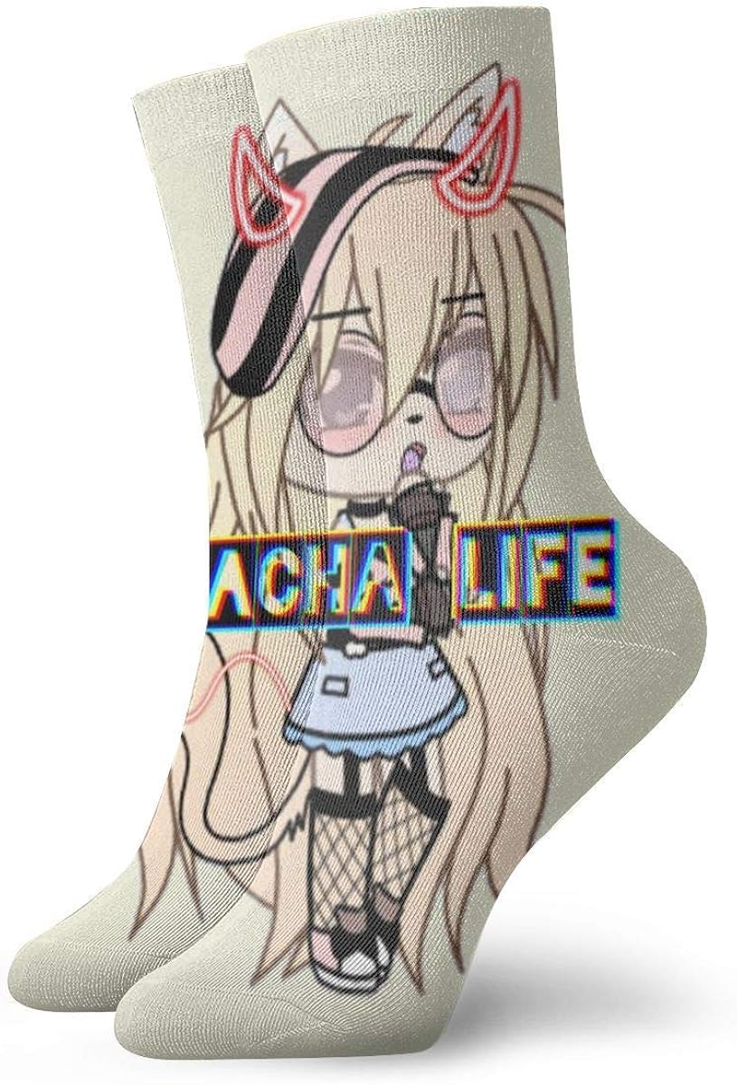 Huiyou Gacha Life Cute Style Socks Women Casual Socks Cute Unisex Socks Amazon.co.uk Clothing