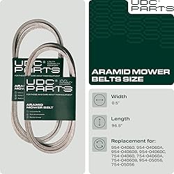 UDC Parts 954-04060C Deck Belt for Troy Bilt Pony