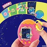 Tamagotchi Paradise Orange Tropics Shell Digital Pet Zoomable Play view 3