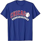 Vintage Chicago Graphic Baseball Lover Player for Men Women T-Shirt