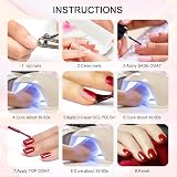 Yueshop Neon Rainbow Gel Nail Polish 10 Color 8ml Soak Off UV LED view 4