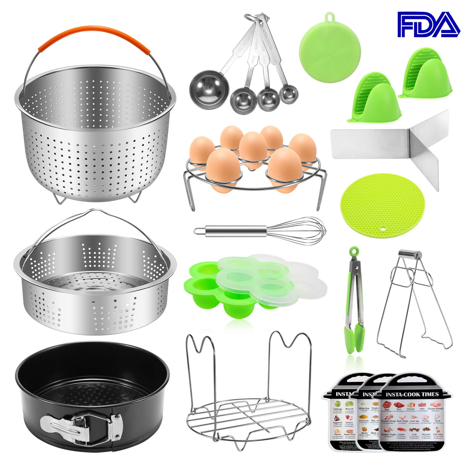 Best 21Pcs Stainless Steel Cookware Set