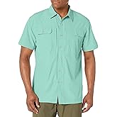 Little Donkey Andy Men's Lightweight Short Sleeve Shirt Quick Dry Stretch Shirt for Hiking Travel, UPF50