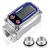 Turbine Flow Meter 3/4" inch Digital LCD Display