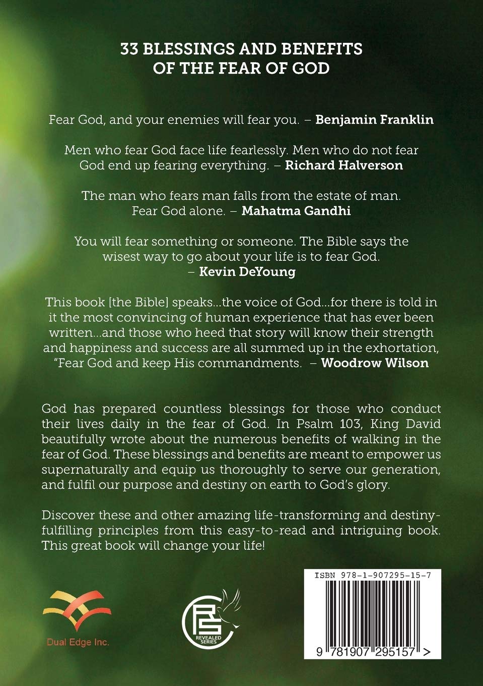 benefits of walking in the fear of god