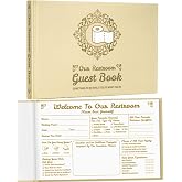 Bathroom Guest Book - Funny Housewarming Gift, Hostess Gift, or White Elephant Gift Idea