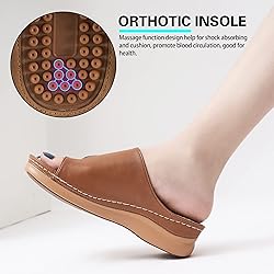 Aomigoct Sandals for Women Wedge Shoes: Comfortable