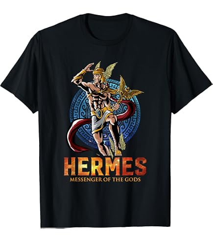 アンティーク雑貨  Hermes Messenger of the Gods Amazon.com: Hermes - The Greek God of Trade and Messages T-Shirt