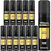 TRESemmé Shaping Mousse, Travel-Size, Extra Hold 12-Pack – Moisturizing Hair Mousse for Sculpting, 24H Frizz Control, 2 Oz Ea