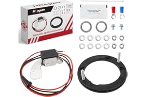 HRepair Replacement Pertronix 1181 Electronic Ignition Conversion Kit For Most Early Delco 8 Cylinder Engines 1957-1974 Fits For GM Chevrolet GMC Buick Oldsmobile Pontiac Replace OEM Igniters