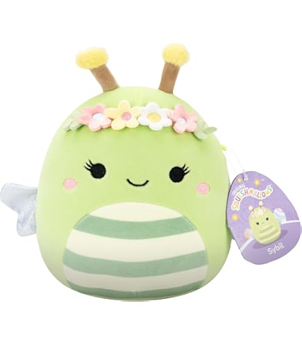 Squishmallow - Peluche Kellytoy Oficial, Escuadrón De Perros, Gatos, Conejos, Ranas, Animales De Peluche Suave Y Blando (Griz Bulldog, 7 Pulgadas