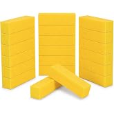 ForPro 20 Pack Ultra Gold Buffing Block, 240 Grit, 3.75" x 1" x 1" Buffer | for Nail Buffing &amp; Shine, Nail Buffing Block, Shine Buffer, Manicure Buffer, Salon Nail Buffer, Salon &amp; Spa Essentials