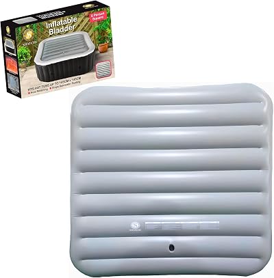 SHATCHI 6 Person Square Inflatable Spa Cover 140 x 140 cm 145 cm Tubs