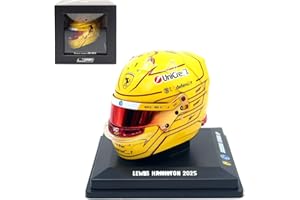 HTLNUZD 2025 1/5 F1 SF25 Mini Helmet for Ferrari-Inspired Design, Lewis Hamilton Style, Resin Simulation Model, Custom Collec
