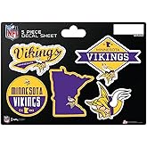 Rico Industries NFL 5-Pc Sticker Sheet