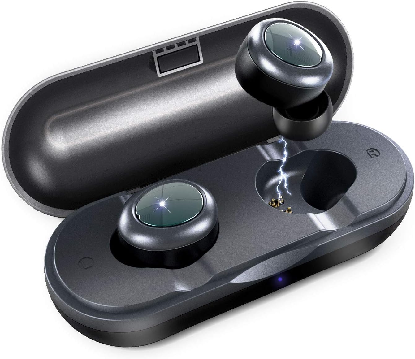 Bluetooth 5.0 True Wireless Earbuds, MIZEPRO Latest Bluetooth Earbuds Wireless Headset 15H Playtime HD Stereo Sound Wireless Headphones, TWS Built-in Microphone for Running, Gift Box