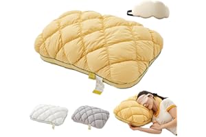 Nublia Pineapple Pillow, Pineapple Cloud-Like Down Pillow, Ergonomic Neck Support for Back and Side Sleepers, Breathable Mach