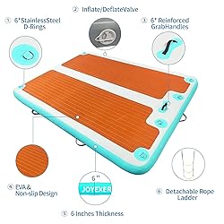 Inflatable Floating Dock, 10 x 6ft Air Dock