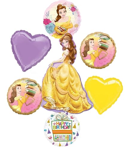 Aazon.co: Princess Belle Thee Party Decoration Balloon Garland Arch