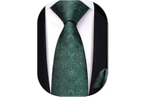 Hi-Tie Boys Ties Self Tie Silk Striped Kids Necktie and Pocket Square Set Paisley Boys Tie for Age 8-11 Wedding