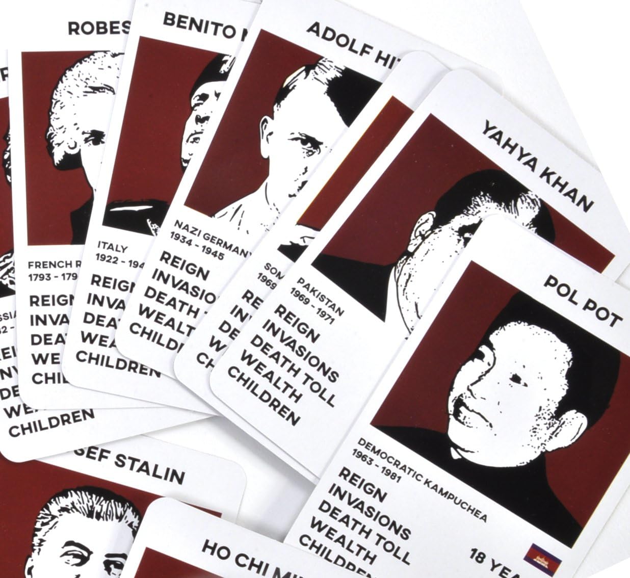 Dictator Trumps Card Game, Multicolor, Small - Image 3