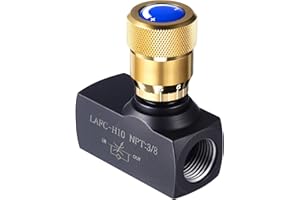 Pelopy 3/8 Inch Npt Ports Hydraulic Flow Control Needle Valve with Free Reverse Flow