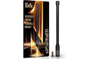 KEYO1E Carbon Fiber Antenna Compatible with 2007-2026 GMC Sierra & Chevy Silverado 1500/7.9 Inches Flexible Rubber Truck Car Antenna Replacement/Designed for Enhance FM/AM Reception