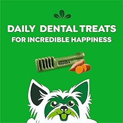 Greenies Teenie Natural Dog Dental Treats, Sweet