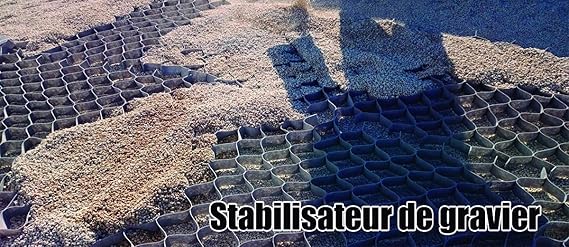 Geocelda Estabilizador de gravilla 5x10x10 - 10 m2 (6, 99 €/m2 ...