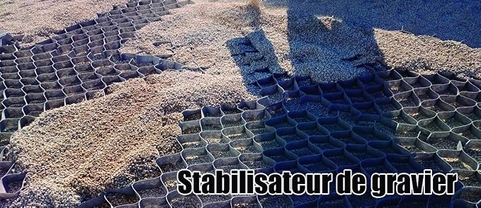 Geocelda Estabilizador de gravilla 5x10x10 - 10 m2 (6, 99 €/m2 ...