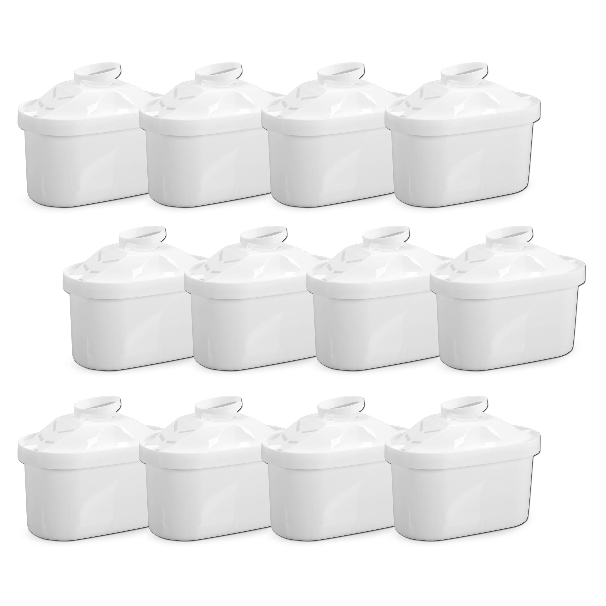 Finest-Filters Water Jug Filter Cartridges Compatible with Brita Maxtra Filter Jugs (12)