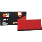 K&amp;N Engine Air Filter: Long Life 18,000 Mile Replacement Air Filter: Compatible with 1987-2016 DODGE/CHEVROLET (Ram 2500, Ram 3500, Ram 1500, Camaro), KNA-2084